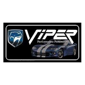  Metal Novelty Car License Plate Dodge Viper: Everything 