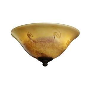   Ceiling Fan Bowl Light Kit Finish: Iridescent Stone: Home Improvement