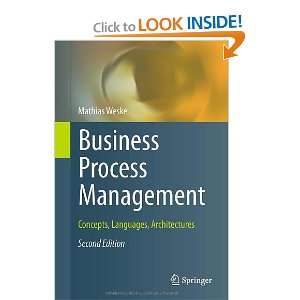 Business Process Management: Concepts, Languages 