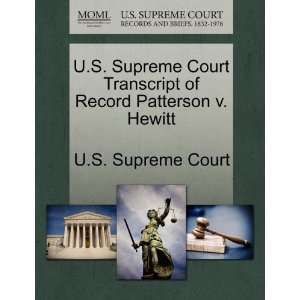 U.S. Supreme Court Transcript of Record Patterson v 