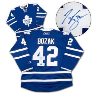  TYLER BOZAK Toronto Maple Leafs SIGNED Hockey Jersey 