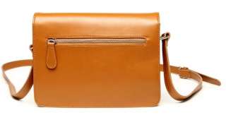 Vintage Genuine Leather Purse Satchel Bag Handbag 4colr  