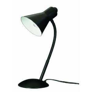   : Satco Products 60/803 Goose Neck Desk Lamp, Black: Home Improvement