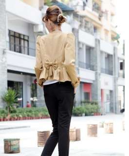   New Fashionable Long Sleeve Short Suit Womens Coat N38062 2  