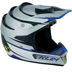  Klim F4 Helmet   2X Large/Silver/Blue Automotive