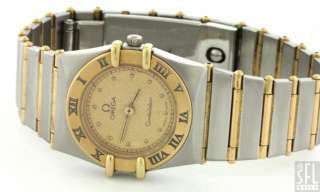   CONSTELLATION 18K YELLOW GOLD STAINLESS STEEL RARE DIAL LADIES WATCH