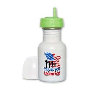 Sippy Cup Lime Lid US Military Army Navy Air Force Marine Corps Thank 