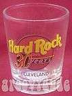 2001 Hard Rock Cafe CLEVELAND Shot Glass 30th Anniversary Series 