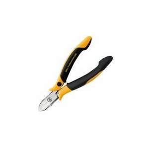 ESD Safe Slim Oval Head Flush Cutters with Cushion Grip Handles, 4 1/2 