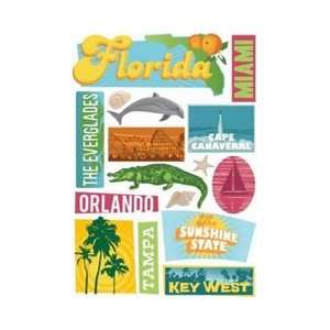   Karen Foster Destination Cardstock Stickers   Florida