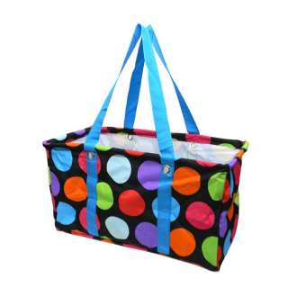 Large UTILITY TOTE Collapsible Beach Laundry Basket Market Picnic 