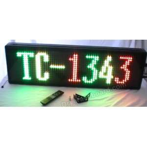  Tri Color Indoor Window Scrolling Sign 13H x 43L x 3 1/2 