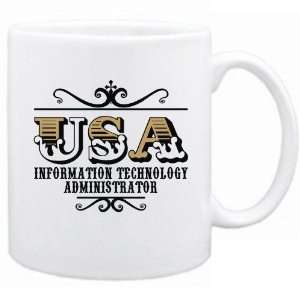 New  Usa Information Technology Administrator   Old Style  Mug 