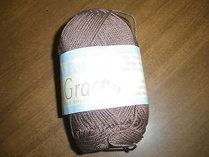 Patons Grace cotton yarn 1 skein Taupe  