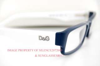Brand New D&G Eyeglasses Frames DD 1168 978 BLUE/WHITE  