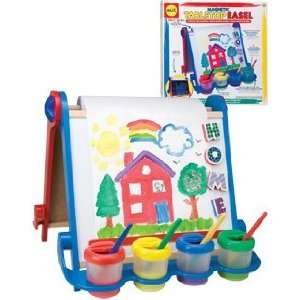    Magentic Tabletop Easel Filled with Magnetic Letters Toys & Games