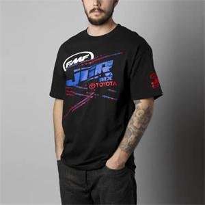  FMF Apparel Scratched T Shirt   Medium/Black Automotive