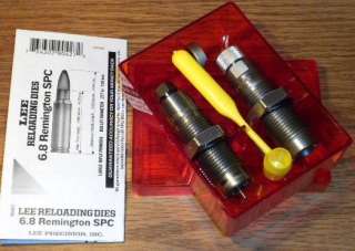 LEE 6.8 Remington SPC 2 DIE SET +shellholdr NEW #90427  