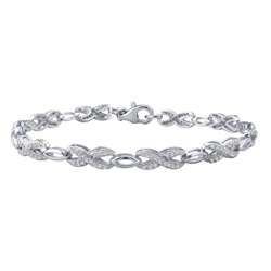   4ct TDW Diamond 7 inch Infinity Bracelet (J K, I3)  