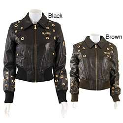 Dereon Womens Leather Jacket  