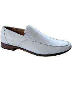 Kenneth Cole New York Mens White Loafers  