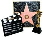 Hollywood Classic Set, trophy, Walk of fame, Clapboard   5408  