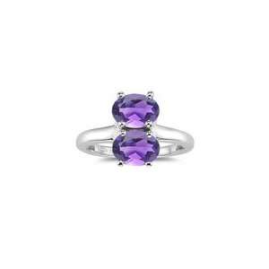  1.98 Cts Amethyst Ring in Silver 7.5 Jewelry