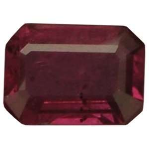  1.44 Carat Loose Ruby Emerald Cut Jewelry