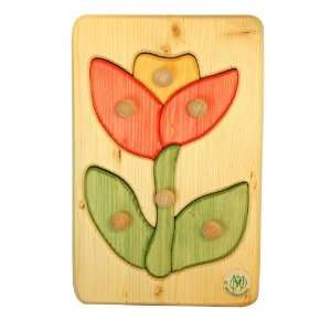  Wooden Flower Puzzle Toys & Games