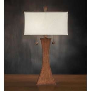  John Richard AJL 0218 Table Lamp, Brown Wood: Home 