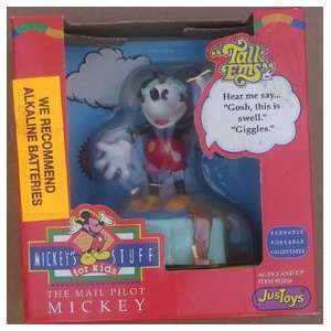 Mickey Mouse The Mail Pilot Figure From Just Toys Batteries Not 