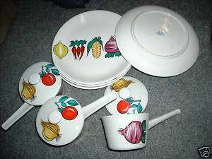 Villeroy & Boch vegetable plates and bowls  