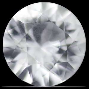  0.77 Carat Loose White Sapphire Round Cut Jewelry