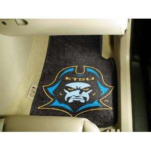  East Tennessee State University 2 Piece Front Car Mats 