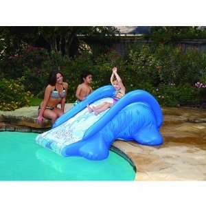  Splashin Fun Inflatable Poolside Slide: Toys & Games