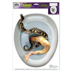  Snake Toilet Topper Peel N Place Case Pack 96 Toys 