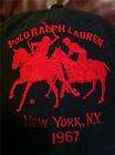 45 NWT Polo Ralph Lauren P R L BLACK RED Mercer Classic Jumper Team 