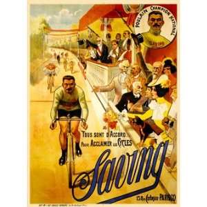  Saving Giclee Vintage Bicycle Poster 