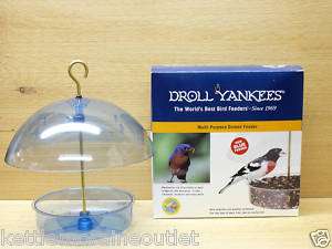 Droll Yankees X 1B Multi Purpose Domed Bird Feeder Blue  