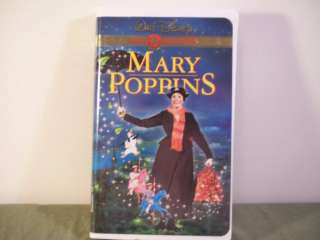Walt Disney MARY POPPINS VHS Movie Gold Collection 786936126655  