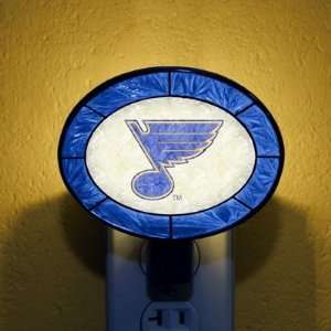  Memory NHL SLB 246 Art Glass Nightlight Blues: Home 