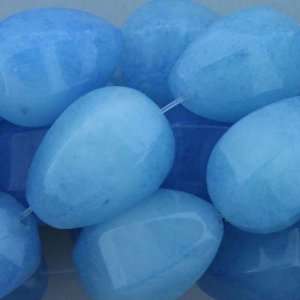 Beads   Blue Quartz  Pear Faceted   17mm Height, 11mm Width, No Grade 