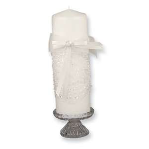  Ivory Victorian Pillar Candle: Jewelry