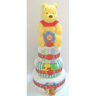  Winnie the Pooh 3 Tier Diaper Cake Baby