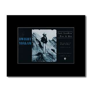 DWIGHT YOAKAM   Hillbilly Deluxe   Black Matted Mini Poster  