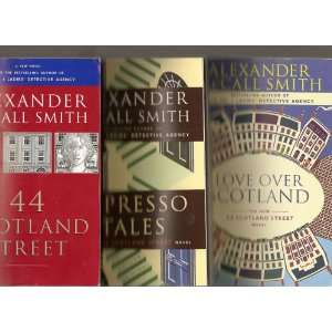  ALEXANDER McCALL SMITH 3 Scotland Street novels all 1st 