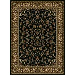   Black Traditional Rug With Border 2.20 x 7.70.: Home & Kitchen