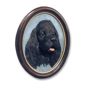  Black Cocker Spaniel Sculptured 3D Dog Portrait
