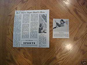 1967 Green Bay Packers Bart Starr Super Bowl 1 articles  