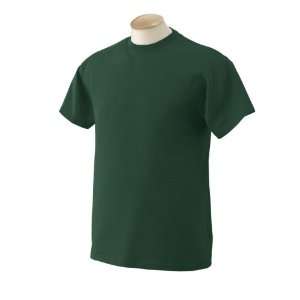 Fruit of the Loom   5.6 oz. Heavy Cotton T Shirt  S,FOREST GREEN 